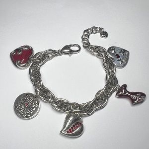 BRIGHTON 'GO RED HEART bracelet